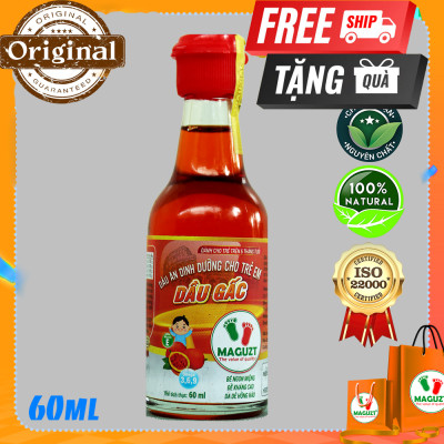 Dầu Gấc Cho Bé ăn dặm Maguzt 60ml