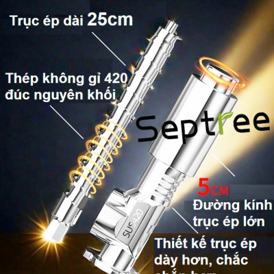 Máy ép dầu ăn thực vật dùng trong gia đình thương hiệu Mỹ cao cấp Septree X9 - Công suất 1300W - Hàng nhập khẩu