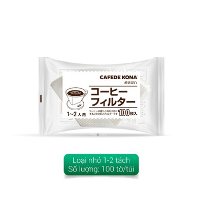 Giấy lọc cà phê hình quạt clever kalita 3 lỗ CAFE DE KONA