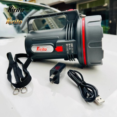 Đèn pin cầm tay thương hiệu Kirito nhật bản, chống nước , sử dụng bóng led, pin lion sáng 12h