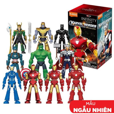 Đồ Chơi Lắp Ráp Mô Hình Marvel Infinity Saga Galaxy - Version 01 Super - Alliance Blokees 81110 (Sản Phẩm Bên Trong Là Ngẫu Nhiên)