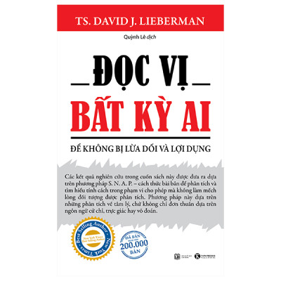 Sách- Đọc Vị Bất Kỳ Ai - Để Không Bị Lừa Dối Và Lợi Dụng- Kỹ Năng Sống (Tái Bản 2022)(89)- 2HBooks