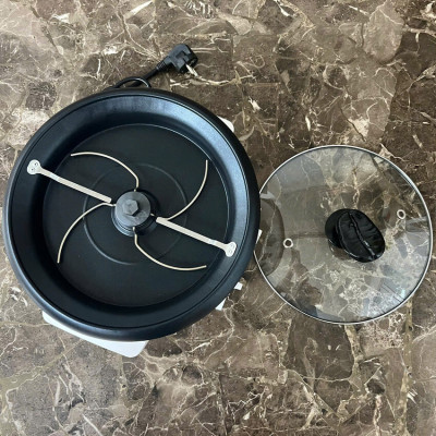 Máy rang hạt cà phê và các loại hạt tự động tích hợp điều chỉnh thời gian thương hiệu Mỹ Cafemasy SCR-300B - Hàng Chính Hãng