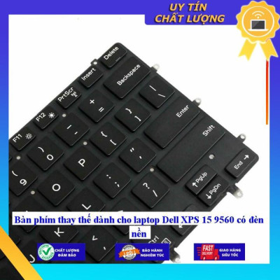 Bàn phím dùng cho laptop Dell XPS 15 9560 có đèn nền - Hàng Nhập Khẩu New Seal