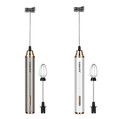 Máy đánh bọt cầm tay KHÔNG DÂY SOKANY SK02018 đa năng 2in 1, đánh trứng, tạo bọt, có sạc USB tiện lợi - HÀNG CHÍNH HÃNG - DELIYA