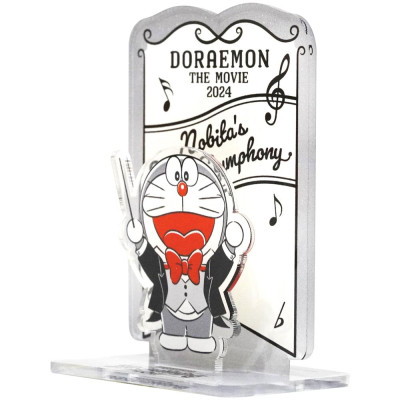 Mô Hình Standee Mica Doraemon - Phiên Bản Movie 2024 - Màu Xám
