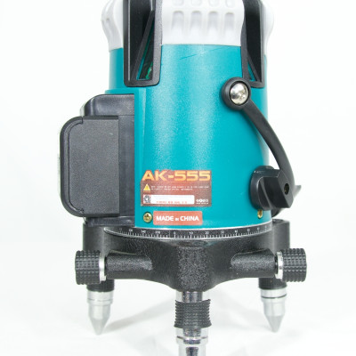 Máy cân bằng tia laser AKUZA AK-333 - Máy bắn cốt, cân mực, đánh thăng bằng laser 5 tia xanh - Hàng nhập khẩu, tặng kèm chân máy