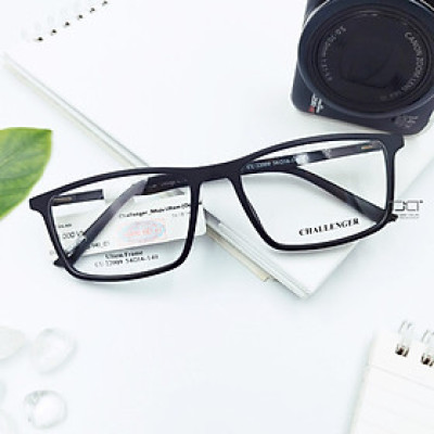 GỌNG KÍNH NHỰA UNISEX, PHOM TRÒNG VUÔNG, NHỰA DẼO, CHÍNH HÃNG CHALLENGER CU22009