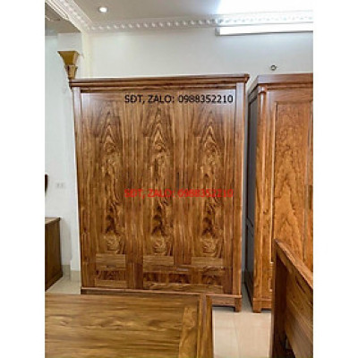 #SALE_ĐÓN_TẾT_Tủ quần áo 3 cánh gỗ hương xám
