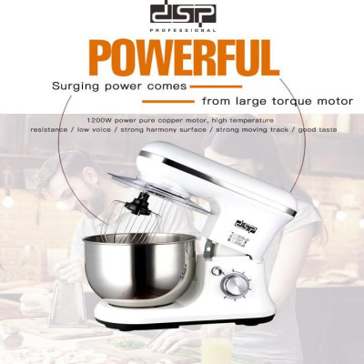 Máy trộn bột, đánh trứng cao cấp DSP KM3043 - Công suất 1200W - HÀNG NHẬP KHẨU 