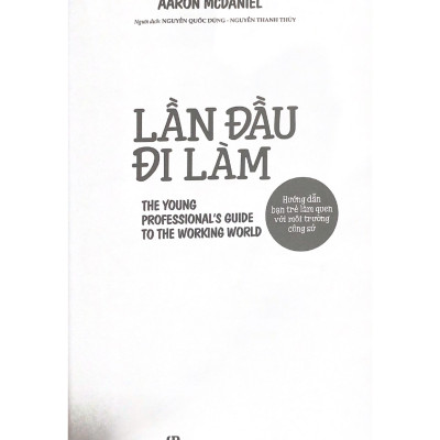Lần Đầu Đi Làm - Vanlangbooks