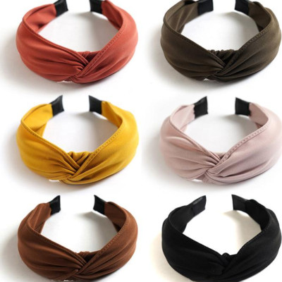 Bờm cài tóc bản to 1 mầu sang trọng mẫu mới thanh lịch - BN96.2 Vàng