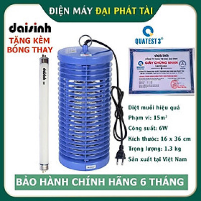 Đèn bắt muỗi Đại Sinh D6 tặng kèm 1 bóng thay thế