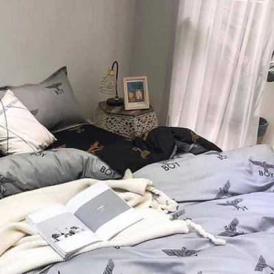 Bộ ga và vỏ chăn cotton Sweet Love VSL1058 ( 5 món )