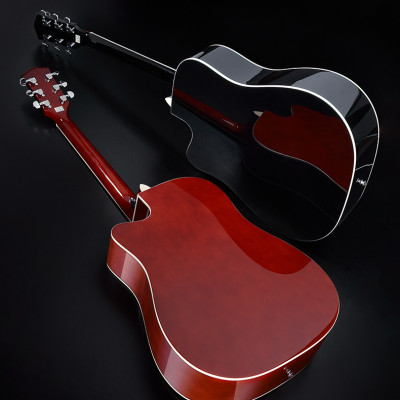 Đàn Guitar Acoustic Rosen G12 Màu Gỗ Dáng A (Size 40) G12NA Phân Phối Chính Hãng - Kèm móng gảy DreamMaker