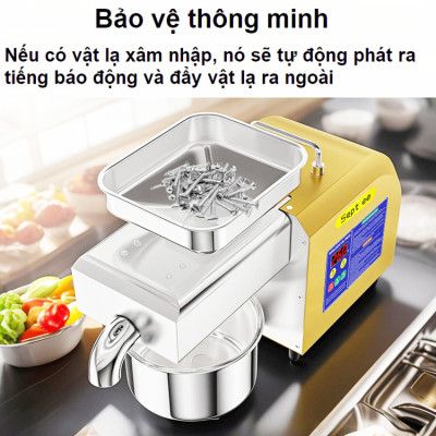 Máy ép dầu ăn thực vật, dùng trong gia đình thương hiệu Mỹ cao cấp Septree Z6 - Công suất 1250W - Hàng Chính Hãng (BH 1 NĂM)
