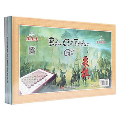Bàn Cờ Tướng Gỗ + Cờ_XNK