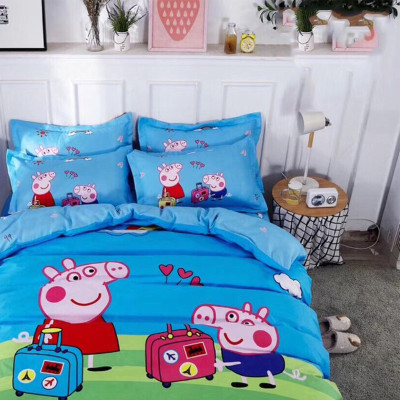 Bộ drap và vỏ chăn cotton Classic Kid VCK2002 ( 4 món )