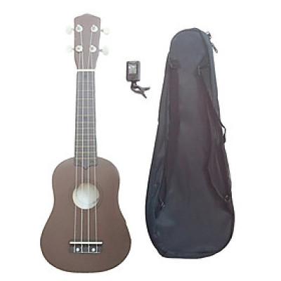 Đàn Ukulele Soprano Woim 35A15 tặng kèm bao vải và máy lên dây điện tử