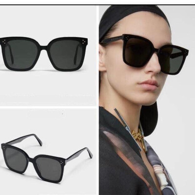 Kính râm Mắt Vuông Gọng Nhựa Bản Dày + Tặng Hộp đựng, khăn lau