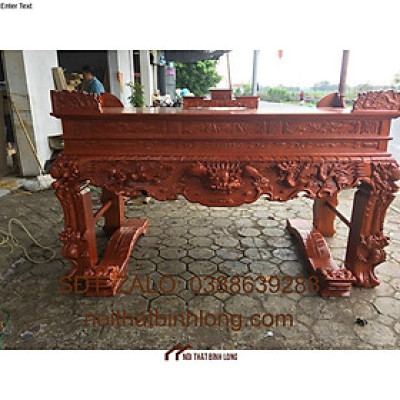 Sập thờ gỗ sồi