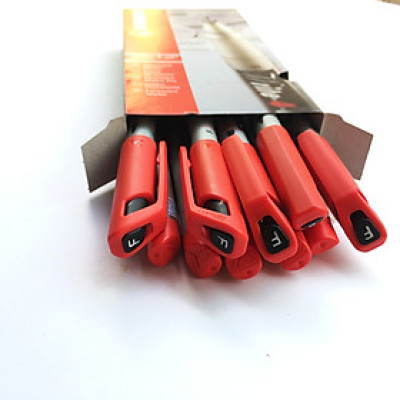 Hộp 10 Bút kỹ thuật STABILO Write-4-all PERMANENT F 0.7mm (AP156F/10) - Đen