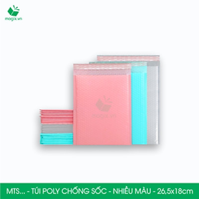 MTS3 MTS3H - 26.5x18cm - COMBO 25 TÚI GÓI HÀNG CHỐNG SỐC BỌC BÓNG KHÍ - NHIỀU MÀU
