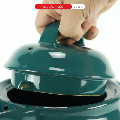Ấm sắc thuốc tự động 4L GL-1815 - 450W, Ấm nấu thuốc tự động siêu tiện lợi, an toàn. Hàng chính hãng bảo hành 24 Tháng