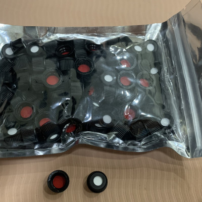 Chai thủy tinh 1,5ml ( 2ml ) + Nắp vặn đen 8-425, 100 cái hộp, Alain TQ.