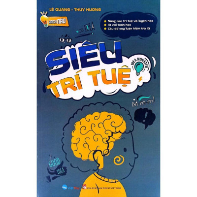 Sách - Hack Não Siêu Trí Tuệ - Nâng Cao Trí Tuệ Và Luyện Não + IQ Với Toán Học + Câu Đố Suy Luận Kiếm Tra IQ - Việt Thư
