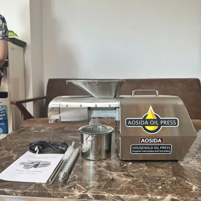 Máy ép dầu thực vật Nóng và Lạnh dùng trong gia đình hoặc nhà hàng thương hiệu Anh Quốc AOSIDA WF-J168 - Hàng Nhập Khẩu
