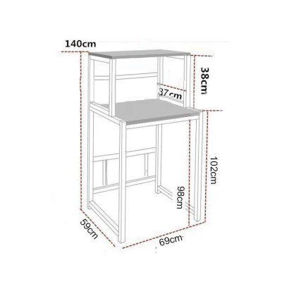 Kệ máy giặt 2 tầng cửa trước KMG03 Sản xuất tại Việt Nam rất chắc chắn, khung thép dày dặn sơn tĩnh điện chống bong tróc, gỗ lõi xanh phủ melamine chống nước cực bền, tiết kiệm không gian