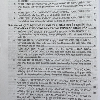 Cẩm nang pháp luật dành cho ngành Công An Nhân Dân