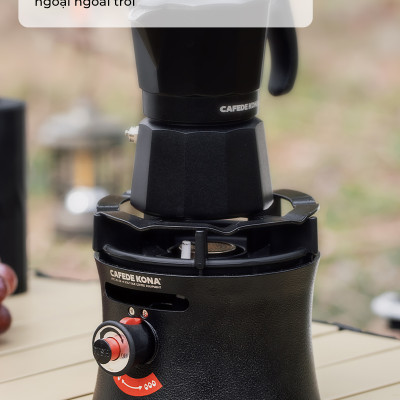 Bếp gas mini CAFE DE KONA pha cà phê moka