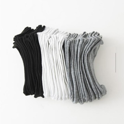 Combo 03 đôi Tất nam nữ, vớ nam nữ cổ ngắn màu ngẫu nhiên A175V