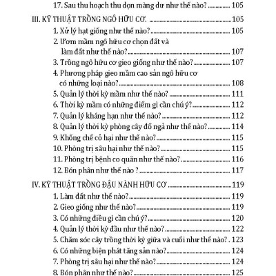  Kỹ Thuật Trồng Cây Ăn Trái Và Cây Lương Thực Hữu Cơ (Tái bản 2024)