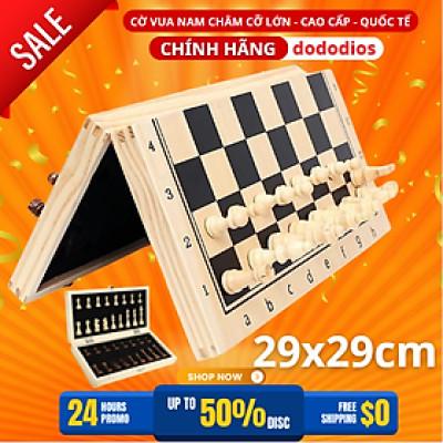 Bộ cờ vua gỗ nam châm cao cấp - chính hãng DoDoDios - Bộ cờ vua cao cấp