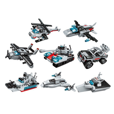 Đồ chơi xếp hình Qman Marine cruiser, Trò chơi lắp ráp xe 1411 - QMAN - lẻ mẫu ngẫu nhiên