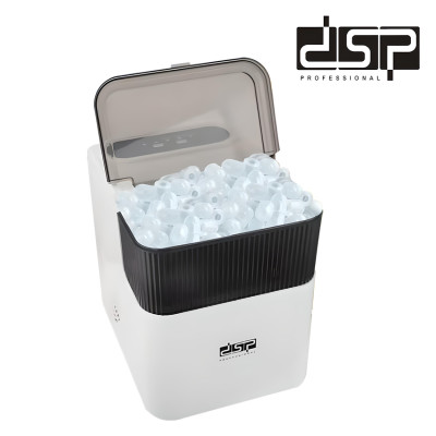 Máy làm đá viên siêu tốc, chỉ trong 6 phút Thương hiệu Nga cao cấp DSP KD8001, Công suất làm đá 90-165W, sản lượng 12kg/24h, Dung tích bình chứa 1,4 lit - HÀNG NHẬP KHẨU, BẢO HÀNH 12 THÁNG