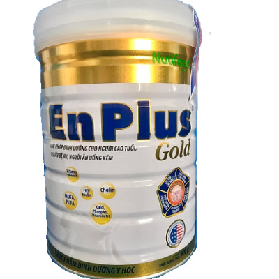 Combo 04 hộp Sữa bột  Enplus Gold 900 Gr của hãng nutifood dinh dưỡng cho người lớn tuổi,bổ sung chất xơ FOS/Inulin giúp cho đường ruột khỏe mạnh,ngừa táo bón