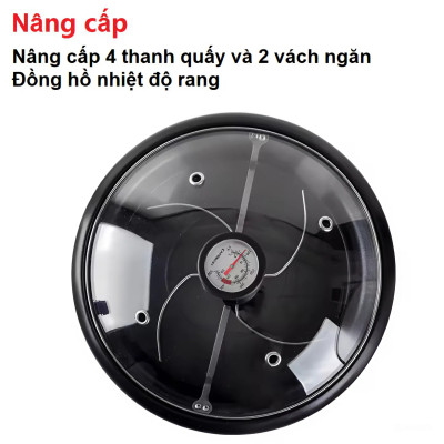 Máy rang hạt cà phê và các loại hạt tự động tích hợp điều chỉnh thời gian thương hiệu Mỹ Cafemasy SCR-300B - Hàng Chính Hãng