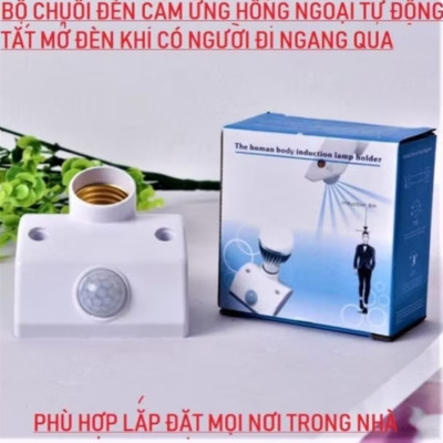 CHUÔI ĐÈN CẢM BIẾN HỒNG NGOẠI TỰ ĐỘNG BẬT TẮT ĐÈN THÔNG MINH