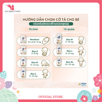 Bỉm quần cao cấp Moony Tự nhiên Organic size XL32 -1905