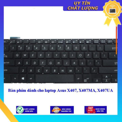 Bàn phím dùng cho laptop Asus X407 X407MA X407UA - Hàng Nhập Khẩu New Seal