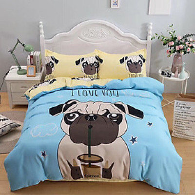 Bộ drap và vỏ chăn cotton Classic Kid VCK2019 ( 4 món )