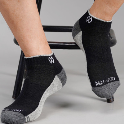 Combo 5  Đôi Tất Vớ Thể Thao, Vớ Đá Banh, Vớ Chạy Bộ Cổ Ngắn, Sợi Cotton Cao Cấp Chống Hôi Chân, Chống Phồng Rộp Chân, Chống Trượt Co Giãn 4 Chiều Mrm Manlywear - MM CM