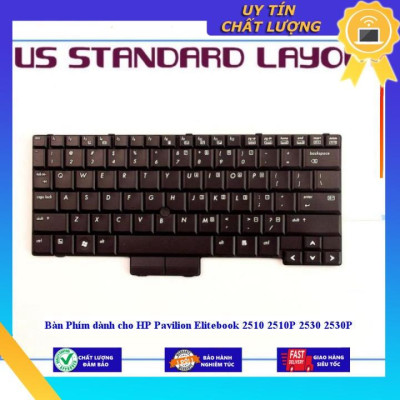 Bàn Phím dùng cho HP Pavilion Elitebook 2510 2510P 2530 2530P - Hàng Nhập Khẩu New Seal