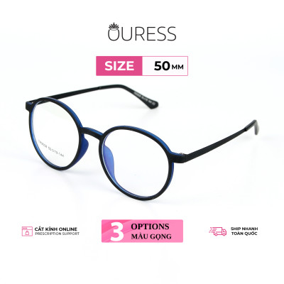Gọng kính nhựa dẻo tr90 thời trang nam nữ Ouress 9508
