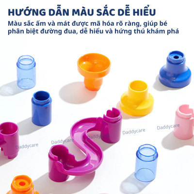 Đồ chơi lắp ghép mô hình mê cung đường bóng cho bé Mideer Track Ball Blocks - Crossing the Maze
