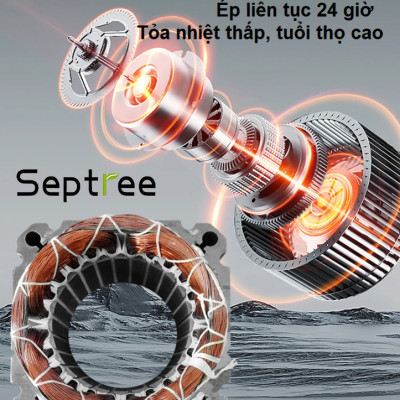 Máy ép dầu ăn thực vật, dùng trong gia đình thương hiệu Mỹ cao cấp Septree Z6 - Công suất 1250W - Hàng Nhập Khẩu